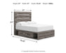 Graystorm Bed with Storage - Bill's Discount Center (Bradenton, FL)