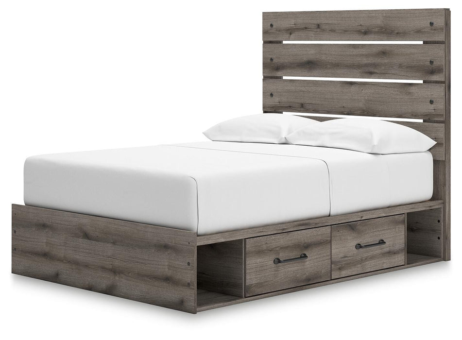 Graystorm Bed with Storage - Bill's Discount Center (Bradenton, FL)