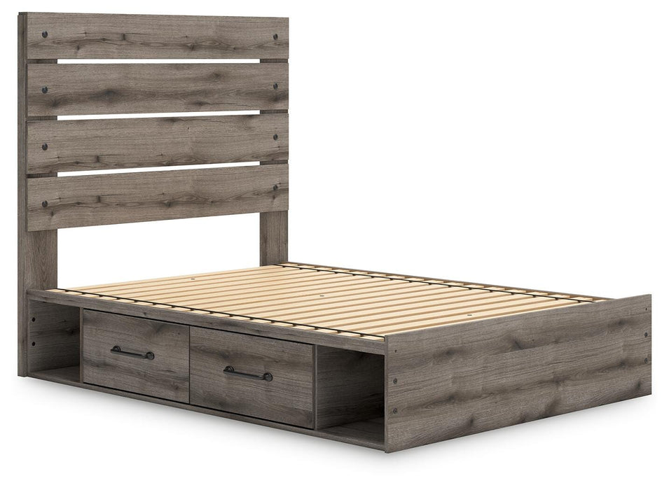 Graystorm Bed with Storage - Bill's Discount Center (Bradenton, FL)
