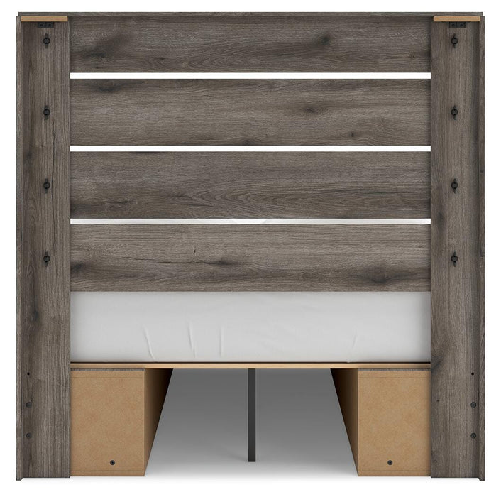 Graystorm Bed with Storage - Bill's Discount Center (Bradenton, FL)