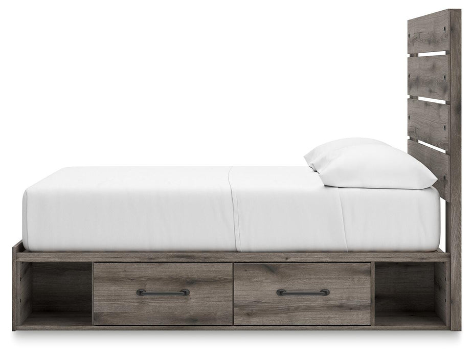 Graystorm Bed with Storage - Bill's Discount Center (Bradenton, FL)