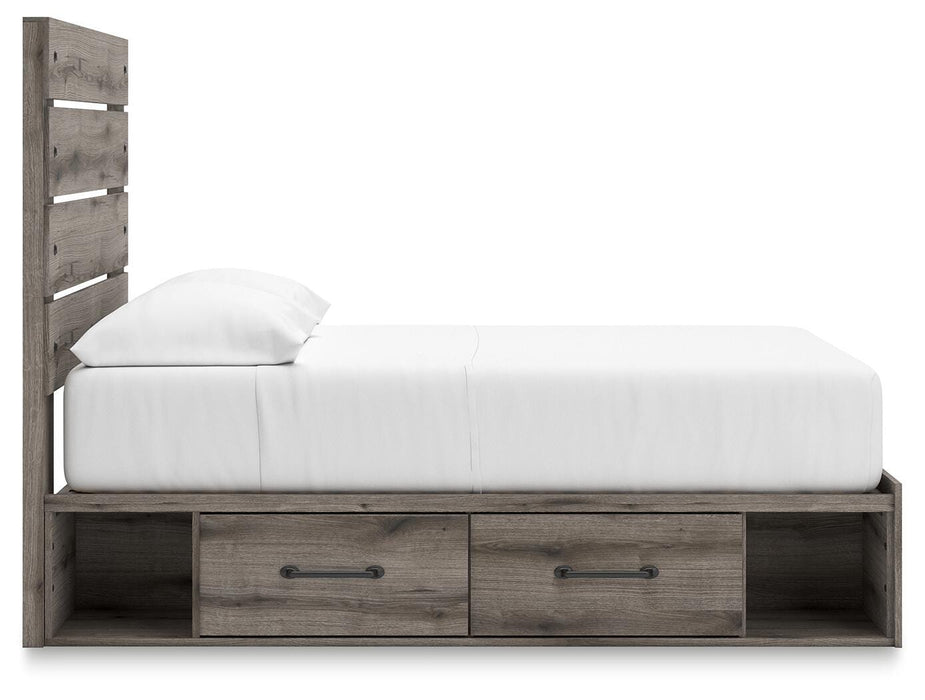 Graystorm Bed with Storage - Bill's Discount Center (Bradenton, FL)