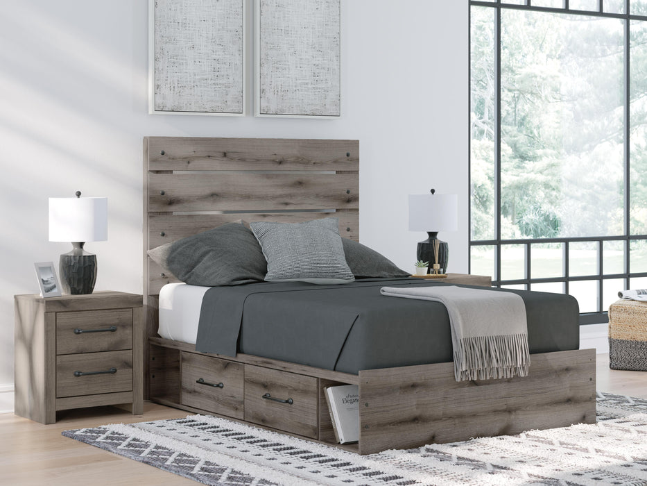 Graystorm Bed with Storage - Bill's Discount Center (Bradenton, FL)