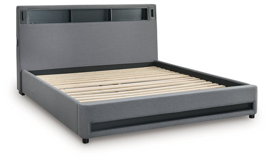 Verishaw Upholstered Bed - Bill's Discount Center (Bradenton, FL)