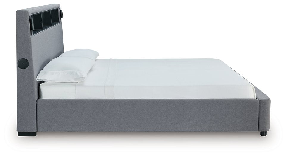 Verishaw Upholstered Bed - Bill's Discount Center (Bradenton, FL)