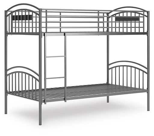 Lanceburg Bunk Bed with Ladder - Bill's Discount Center (Bradenton, FL)