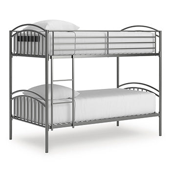 Lanceburg Bunk Bed with Ladder - Bill's Discount Center (Bradenton, FL)