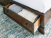 Trellington Sleigh Storage Bed - Bill's Discount Center (Bradenton, FL)