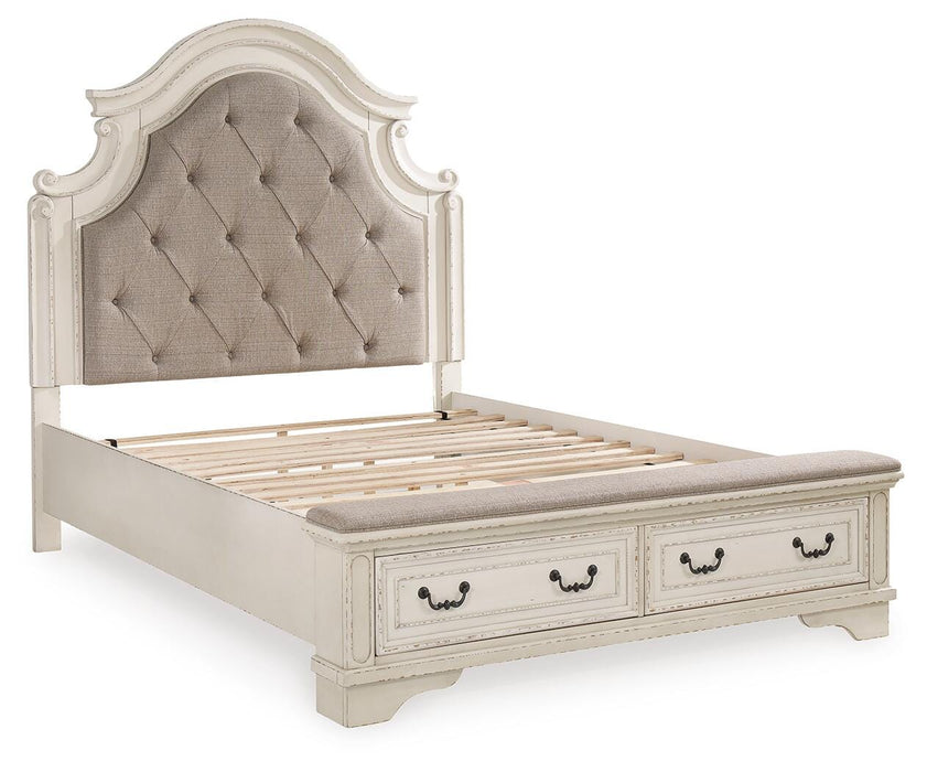 Realyn Upholstered Bed - Bill's Discount Center (Bradenton, FL)
