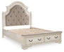 Realyn Upholstered Bed - Bill's Discount Center (Bradenton, FL)