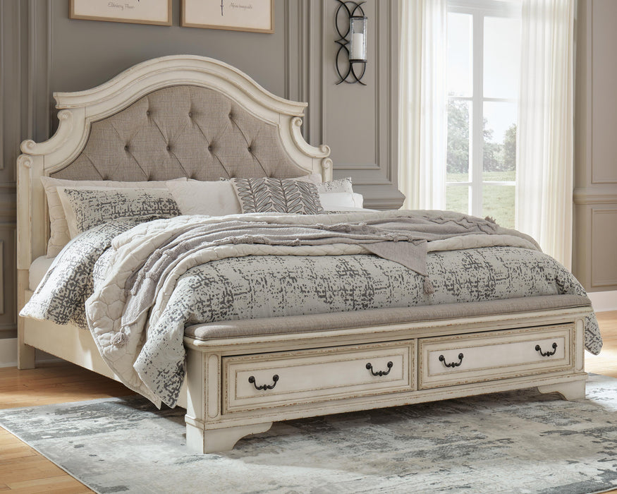 Realyn Upholstered Bed - Bill's Discount Center (Bradenton, FL)