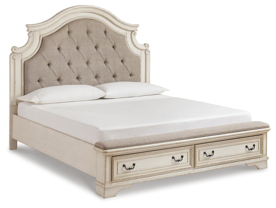 Realyn Upholstered Bed - Bill's Discount Center (Bradenton, FL)