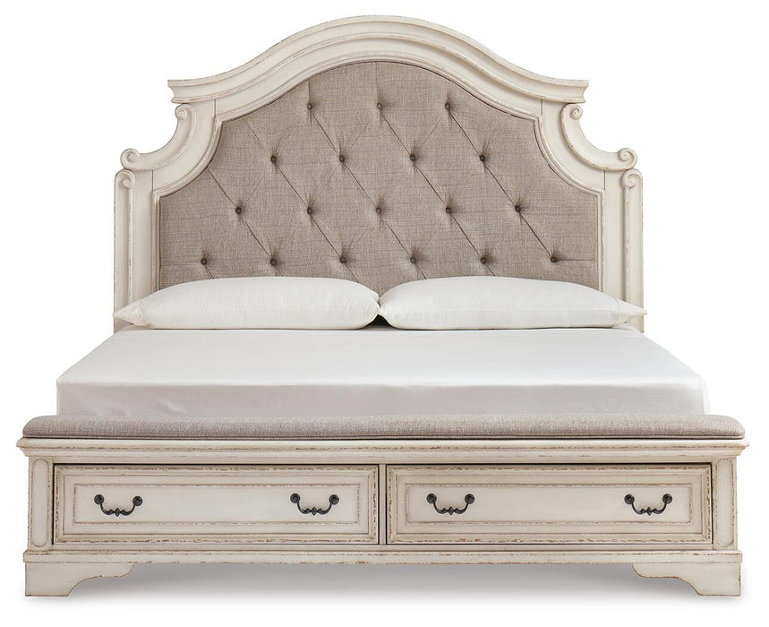 Realyn Upholstered Bed - Bill's Discount Center (Bradenton, FL)
