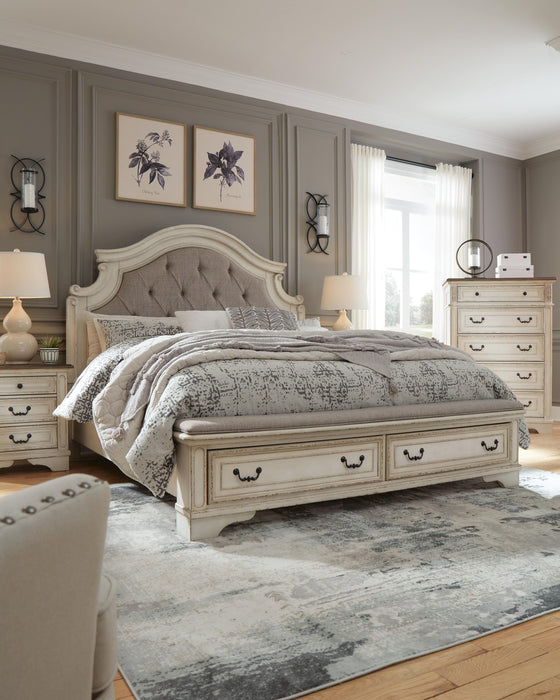 Realyn Upholstered Bed - Bill's Discount Center (Bradenton, FL)