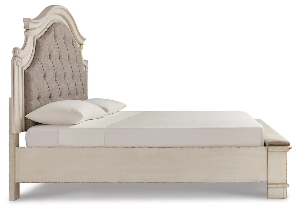 Realyn Upholstered Bed - Bill's Discount Center (Bradenton, FL)