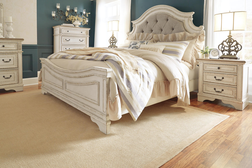 Realyn Upholstered Bed - Bill's Discount Center (Bradenton, FL)