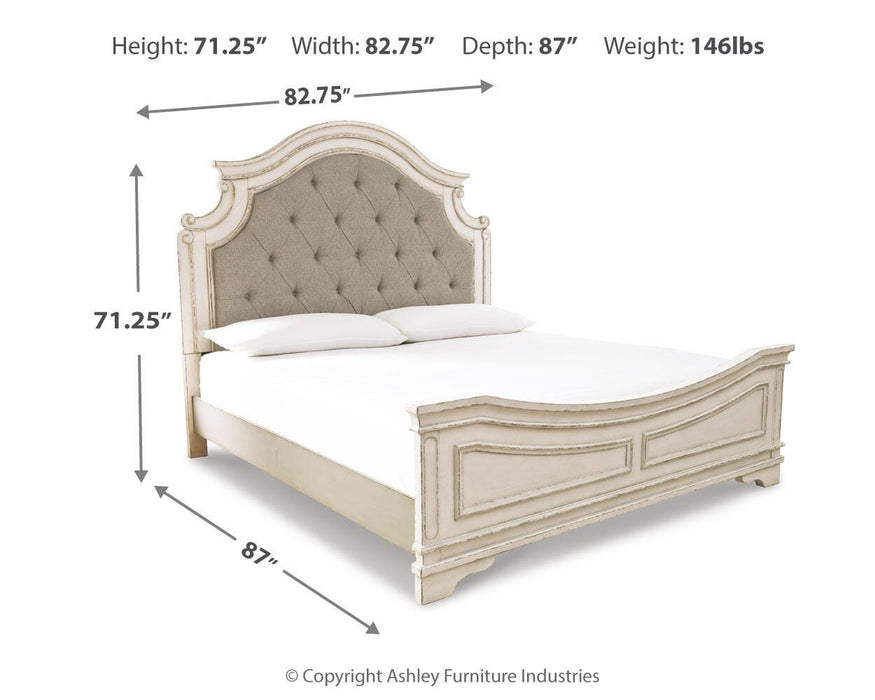 Realyn Upholstered Bed - Bill's Discount Center (Bradenton, FL)