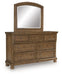 Feddinger Dresser and Mirror - Bill's Discount Center (Bradenton, FL)