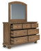 Feddinger Dresser and Mirror - Bill's Discount Center (Bradenton, FL)