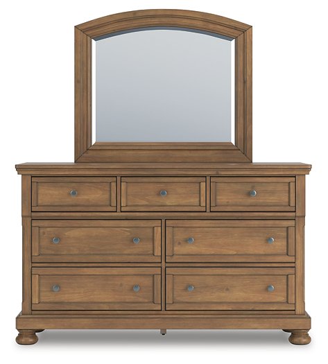 Feddinger Dresser and Mirror - Bill's Discount Center (Bradenton, FL)