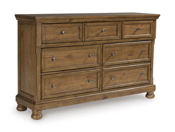 Feddinger Dresser and Mirror - Bill's Discount Center (Bradenton, FL)