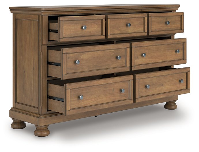 Feddinger Dresser and Mirror - Bill's Discount Center (Bradenton, FL)
