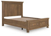 Feddinger Panel Storage Bed - Bill's Discount Center (Bradenton, FL)