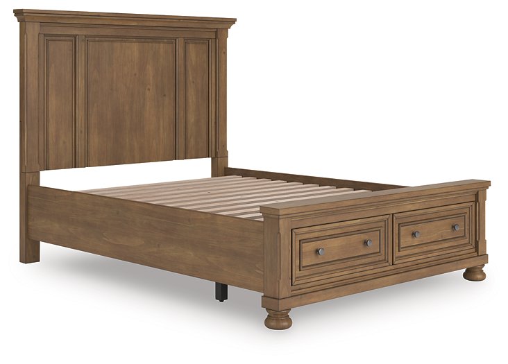 Feddinger Panel Storage Bed - Bill's Discount Center (Bradenton, FL)