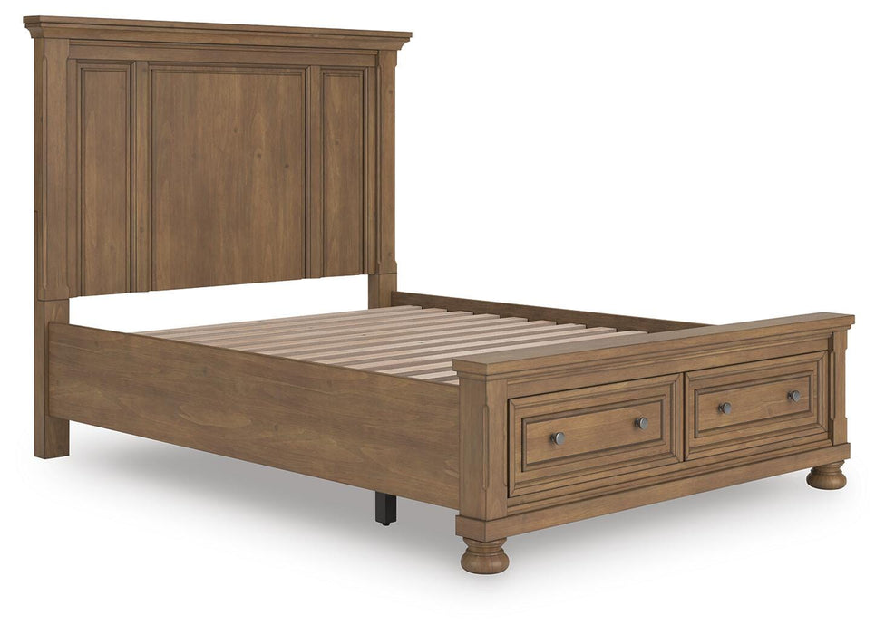 Feddinger Panel Storage Bed - Bill's Discount Center (Bradenton, FL)