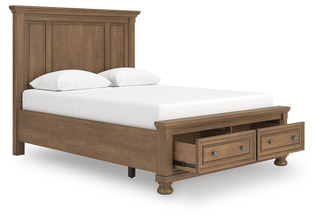 Feddinger Panel Storage Bed - Bill's Discount Center (Bradenton, FL)