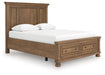Feddinger Panel Storage Bed - Bill's Discount Center (Bradenton, FL)