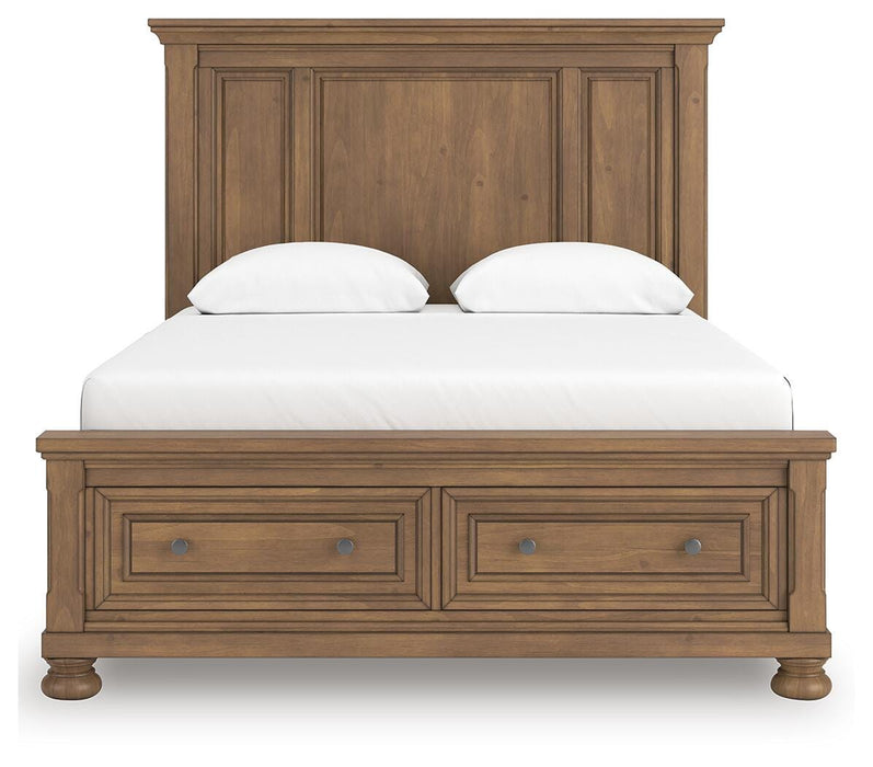Feddinger Panel Storage Bed - Bill's Discount Center (Bradenton, FL)