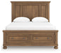 Feddinger Panel Storage Bed - Bill's Discount Center (Bradenton, FL)