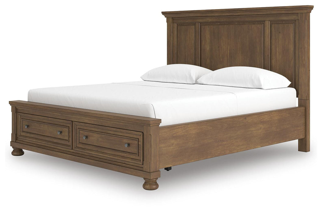 Feddinger Panel Storage Bed - Bill's Discount Center (Bradenton, FL)