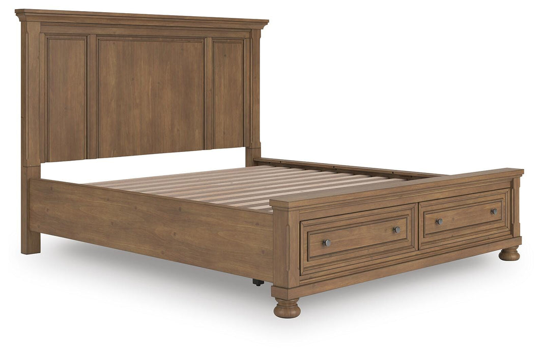 Feddinger Panel Storage Bed - Bill's Discount Center (Bradenton, FL)