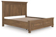 Feddinger Panel Storage Bed - Bill's Discount Center (Bradenton, FL)