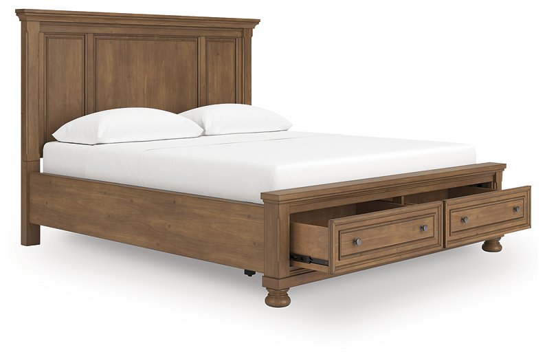 Feddinger Panel Storage Bed - Bill's Discount Center (Bradenton, FL)