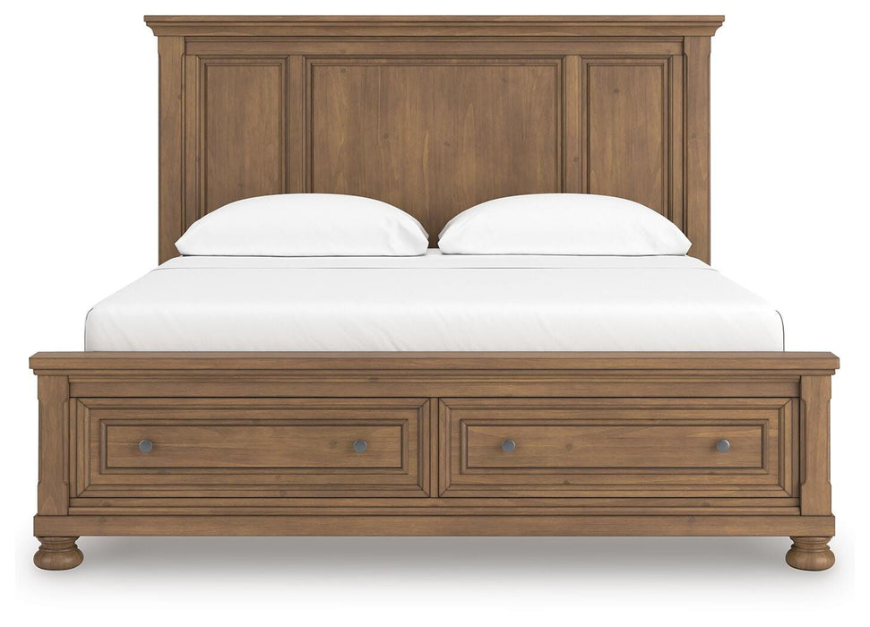 Feddinger Panel Storage Bed - Bill's Discount Center (Bradenton, FL)