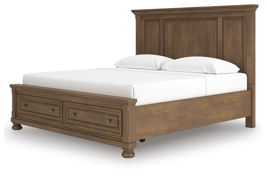 Feddinger Panel Storage Bed - Bill's Discount Center (Bradenton, FL)