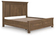 Feddinger Panel Storage Bed - Bill's Discount Center (Bradenton, FL)