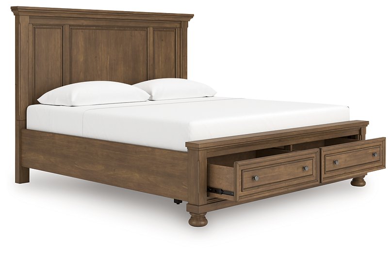 Feddinger Panel Storage Bed - Bill's Discount Center (Bradenton, FL)