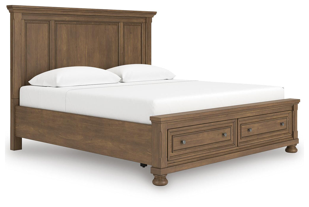 Feddinger Panel Storage Bed - Bill's Discount Center (Bradenton, FL)