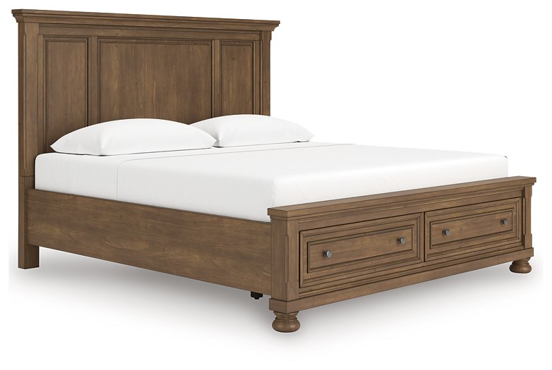 Feddinger Panel Storage Bed - Bill's Discount Center (Bradenton, FL)