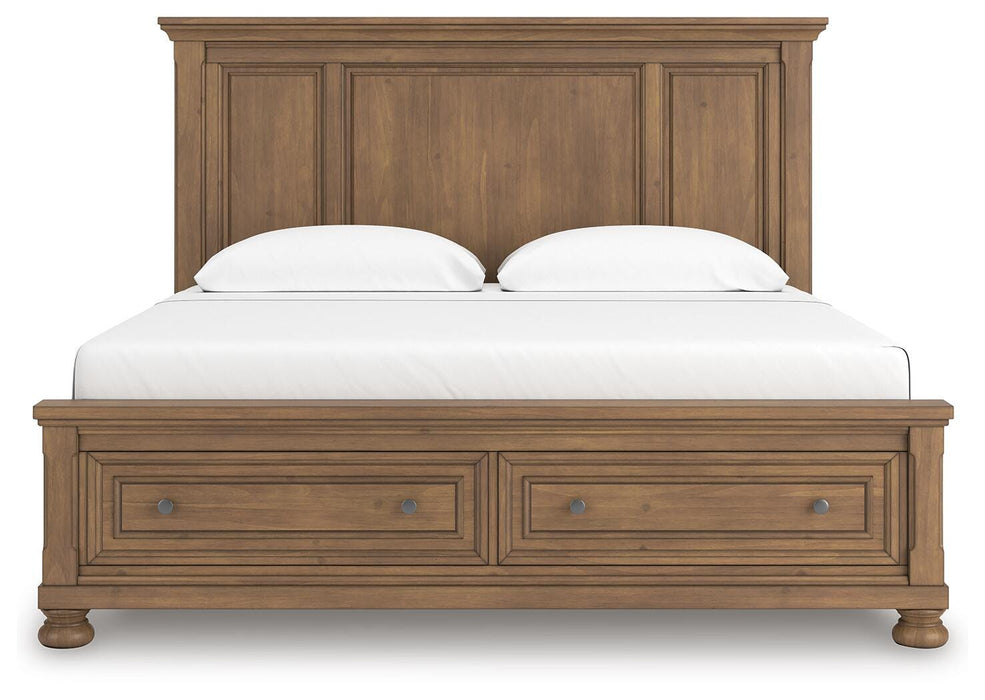 Feddinger Panel Storage Bed - Bill's Discount Center (Bradenton, FL)