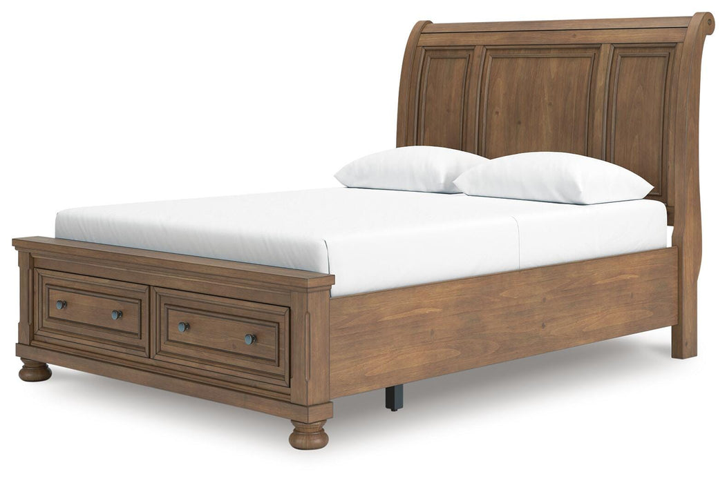 Feddinger Panel Storage Bed - Bill's Discount Center (Bradenton, FL)