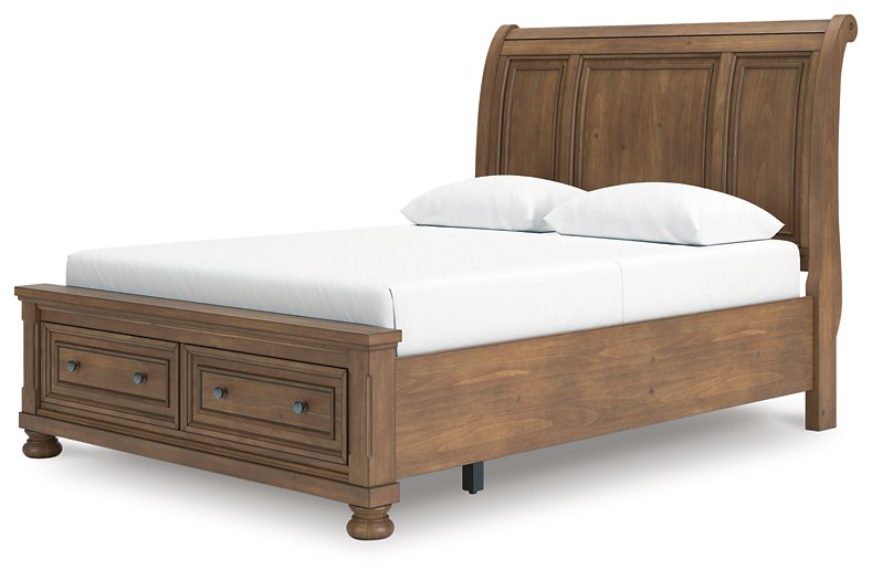 Feddinger Panel Storage Bed - Bill's Discount Center (Bradenton, FL)