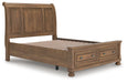 Feddinger Panel Storage Bed - Bill's Discount Center (Bradenton, FL)