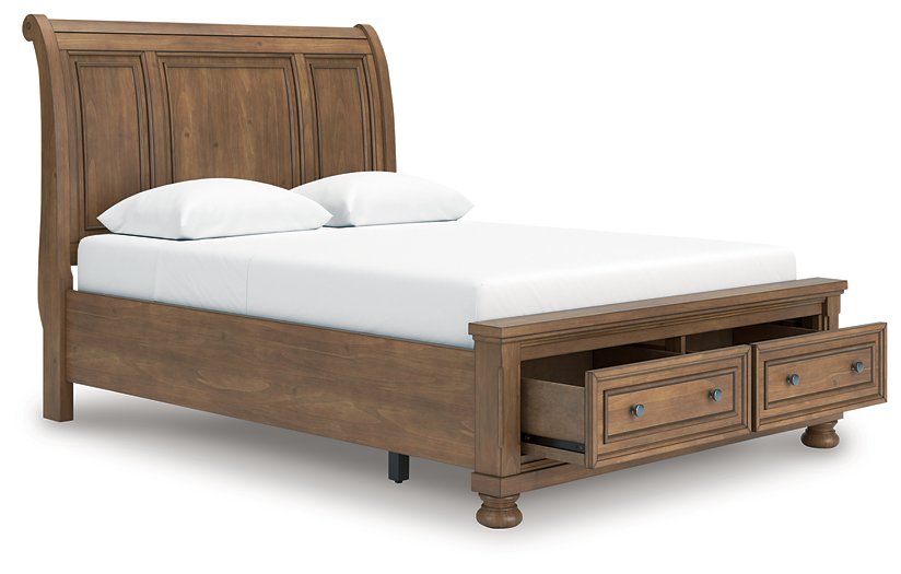 Feddinger Panel Storage Bed - Bill's Discount Center (Bradenton, FL)