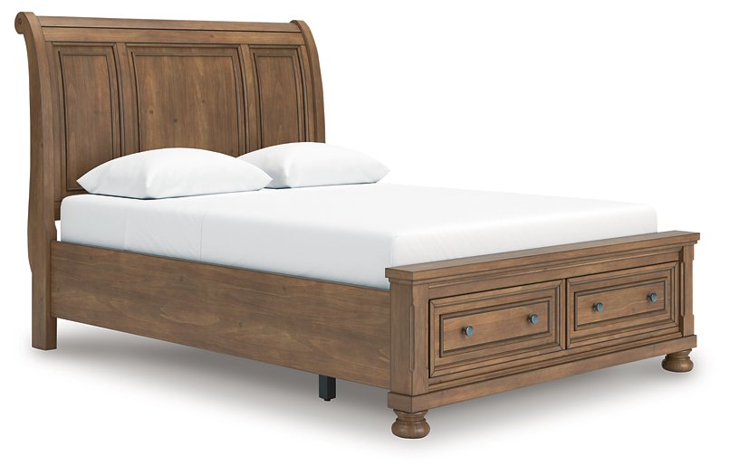 Feddinger Panel Storage Bed - Bill's Discount Center (Bradenton, FL)