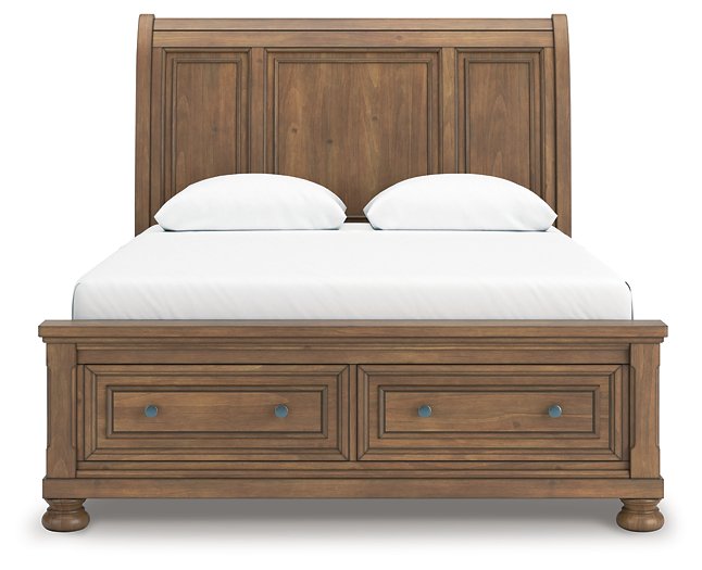 Feddinger Panel Storage Bed - Bill's Discount Center (Bradenton, FL)
